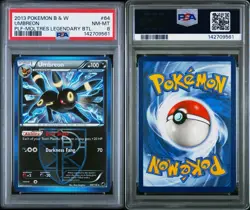 2013 Pokemon B&W Plasma Freeze UMBREON #64/116 PSA 8 - Image 3