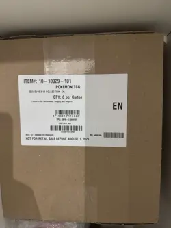 Pokemon Unova Victini Illustration Collection 6-Box Case Black Bolt White Flare - Image 1