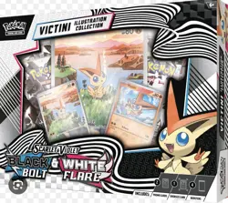 Pokemon Unova Victini Illustration Collection 6-Box Case Black Bolt White Flare - Image 2
