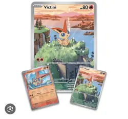 Pokemon Unova Victini Illustration Collection 6-Box Case Black Bolt White Flare - Image 3