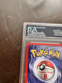 1999 POKEMON BASE SET TRAINER DECK B #2 BLASTOISE PSA 9 - Image 4