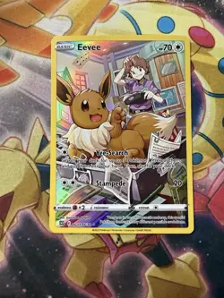 Eevee TG11/TG30 Pokemon Brilliant Stars Trainer Gallery Ultra Rare Holo NM - Image 1