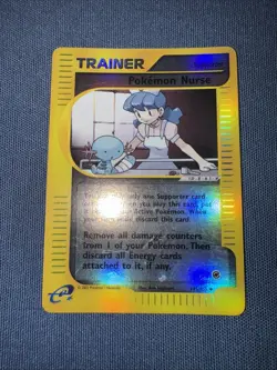 Pokemon Nurse 145/165 Expedition Base Set Reverse Holo MP - Image 1