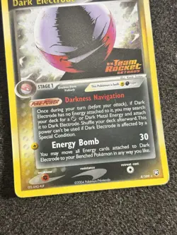 Pokemon TCG Dark Electrode 4/109 Team Rocket Returns Reverse Holo Stamped LP/MP - Image 3