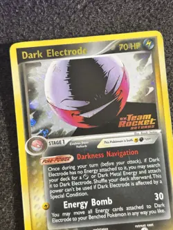 Pokemon TCG Dark Electrode 4/109 Team Rocket Returns Reverse Holo Stamped LP/MP - Image 4