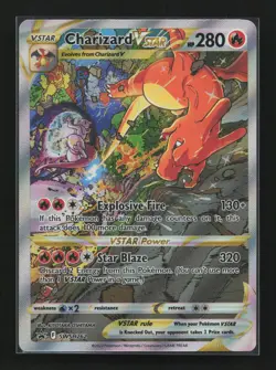 Charizard VSTAR SWSH262 Promo SWSH Black Star Pokemon Near Mint - Image 1