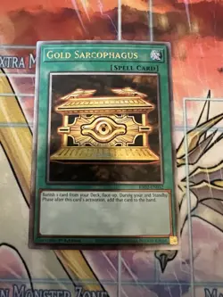 Yu-Gi-Oh! Gold Sarcophagus RA02-EN052 1st Edition Quarter Century Secret Rare NM - Image 1