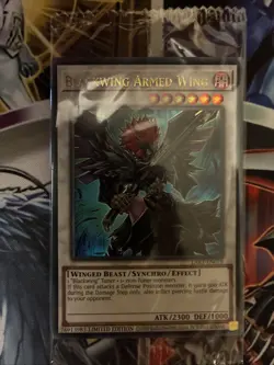 Yugioh! Blackwing Armed Wing - LART-EN078 - Ultra Rare - The Lost Art Promotion - Image 2