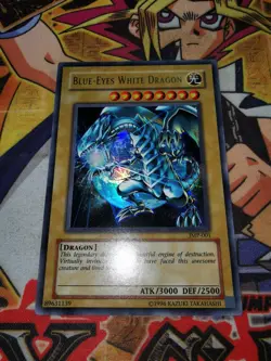 Blue-Eyes White Dragon jmp-001 (NM) Ultra Rare Yu-Gi-Oh! - Image 3