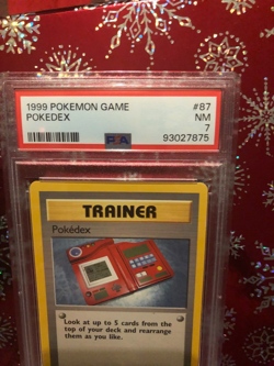 PSA Pokemon Game, 1999, POKEDEX-TRAINER #87 SUPER SHARP CARD - Image 2