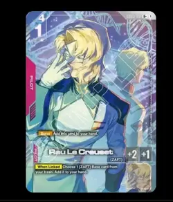 Rau Le Creuset (R+)Gundam Card Game . Steel Requiem R+ GD03-091 - Image 1