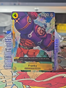Franky (Parallel) OP07-107 500 Years in the Future Foil one piece card game tcg - Image 1