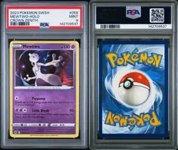 PSA 9 Mewtwo 059/159 Holo Crown Zenith Pokemon Card GEM MINT Low Pop - Image 3