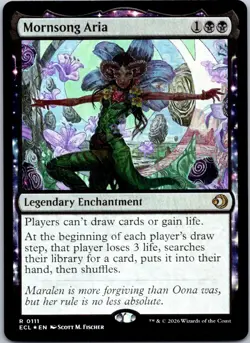 Mornsong Aria R Lorwyn Eclipsed 111 NM Foil MTG Magic the gathering - Image 1