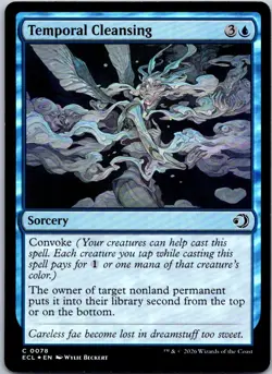 Temporal Cleansing C Lorwyn Eclipsed 78 NM Foil MTG Magic the gathering - Image 1
