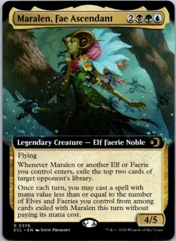 Maralen, Fae Ascendant (Extended Art) R Lorwyn Eclipsed 376 NM - Image 1