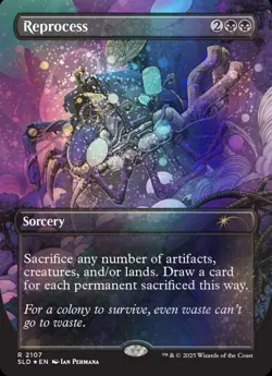 MTG Secret Lair Alien Auroras Galaxy FOIL - Sealed - SLD Secret Lair Chaos Vault - Image 2