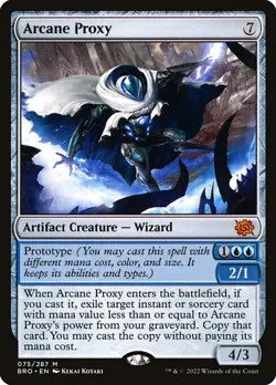ARCANE PROXY mtg NM-M The Brothers War 1 Mythic - Image 1