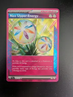 Pokemon TCG: Temporal Forces Neo Upper Energy 162/162, ACE SPEC Holo, NM. - Image 1