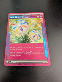 Pokemon TCG: Temporal Forces Neo Upper Energy 162/162, ACE SPEC Holo, NM. - Image 3