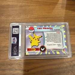 2000 Topps Chrome Pokemon Pikachu TV Ultra Rare PSA 9 MINT #25 - Image 2