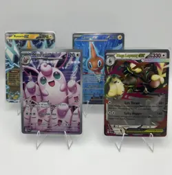 Pokemon Phantasmal Flames 4 Card Lot Wigglytuff IR 105, Mega Lopunny, Rotom EX - Image 1