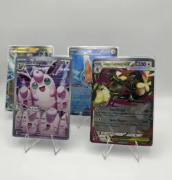 Pokemon Phantasmal Flames 4 Card Lot Wigglytuff IR 105, Mega Lopunny, Rotom EX - Image 2