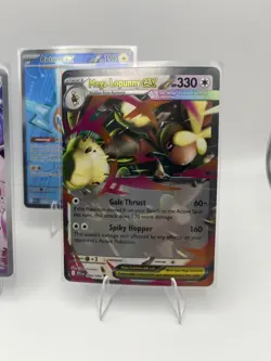 Pokemon Phantasmal Flames 4 Card Lot Wigglytuff IR 105, Mega Lopunny, Rotom EX - Image 4
