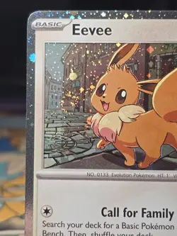 Eevee - SVP200 - Cosmos Holo - Pokemon Black Star Promo - NM SWIRL - Image 2
