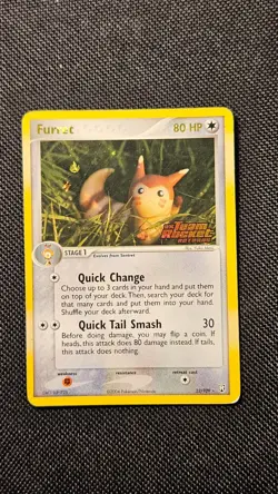 Pokemon TCG Furret 22/109 Team Rocket Returns Reverse Holo - moderately played - Image 2