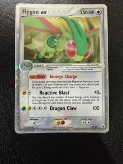 Pokemon TCG Flygon EX 87/92 Legend Maker Holo LP/NM with Swirl🌀 - Image 2