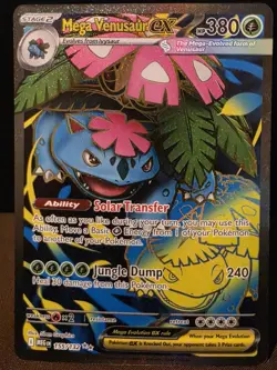Pokemon TCG Mega Venusaur EX 155/132 Me01: Mega Evolution Holo Ultra Rare - Image 1