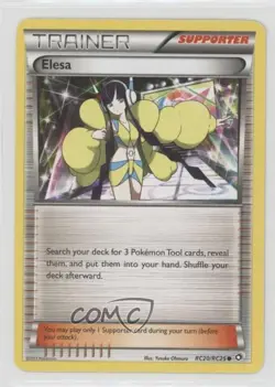 Elesa Pokemon Black & White Legendary Treasures Radiant Collection #RC20 - Image 1