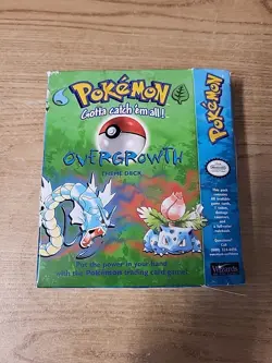 1999 Vintage Pokemon Overgrowth Theme Deck, Deck Sealed, Open Box - Image 1