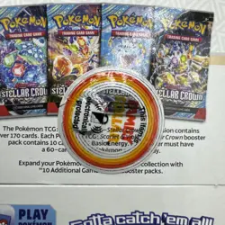 Pokemon Scarlet And Violet Stellar Crown Sleeved Booster Packs Lot Of 10 - Image 4