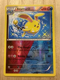 AZUMARILL - 77/114 XY - Steam Siege Reverse Holo - Pokemon TCG - Image 1
