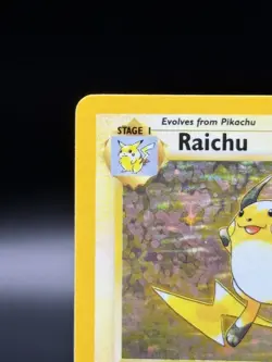 Pokemon TCG Raichu Base Set 14/102 Unlimited Holo Rare NM/LP - Image 2