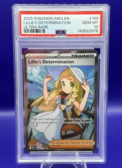 Pokemon Mega Evolution Lillies Determination Ultra Rare 169 PSA 10 - Image 1