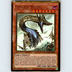 Yugioh Danger! Nessie! MGED-EN019 1st Edition Premium Gold Rare Holo - LP-NM 💎 - Image 1