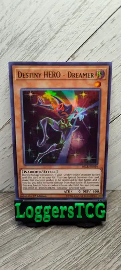 Yu-Gi-Oh! Destiny HERO - Dreamer / BLLR EN024 1st Edition LP - Image 1