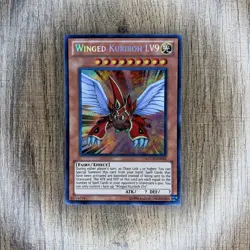 Yu-Gi-Oh! Winged Kuriboh LV9 (LCGX-EN043) Unlimited Secret Rare LP - Image 1