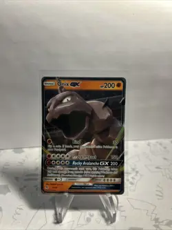 Pokemon TCG Onix GX 36/68 Hidden Fates Ultra Rare Holo Card (NM) - Image 1