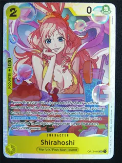 Shirahoshi OP12-102 SR Foil - One Piece Card #5PS - Image 1