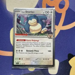Pokemon Hop's Snorlax 117/159 Holo Promo GameStop Promo Ability Pokemon Card - Image 2