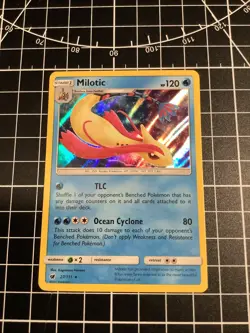 Pokemon Card S&M Crimson Invasion Milotic Holo 27/111 - Image 1