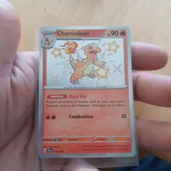 Charmeleon 110/091 SV: Paldean Fates Holo Pokemon Mint card - Image 2
