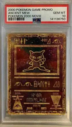 Pokemon Ancient Mew Promo Holo PSA 10 Pokemon 2000 Movie Card English 2000 - Image 1