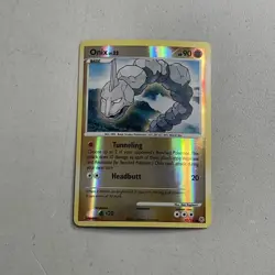 Pokemon TCG 2007 Diamond & Pearl Base Card -- Onix 92/130 Reverse Holo - Image 1