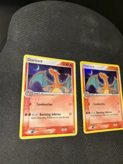Charizard Power Keepers Reverse Holo Stamped And Regular Holo Card 6/108 Pair - Image 2