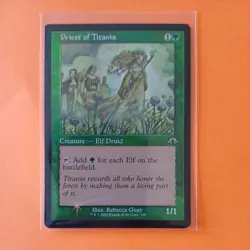 MTG Priest of Titania (FOIL Retro Frame) Modern Horizons 3 NM - Image 1